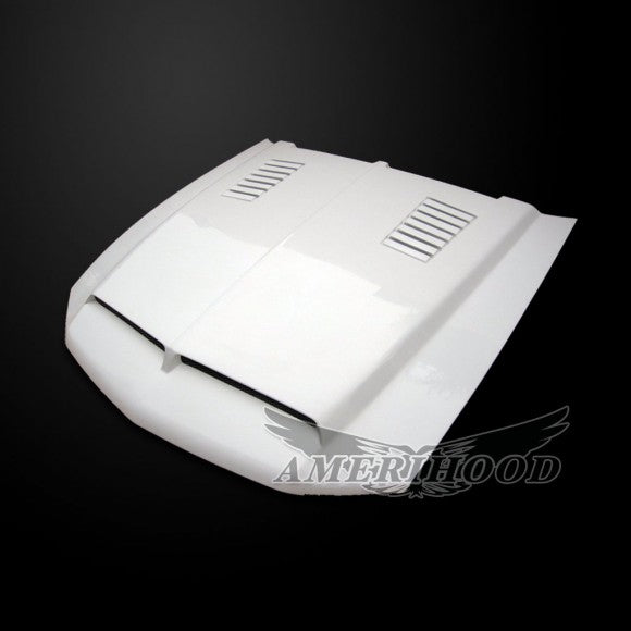 AmeriHood - Ford Mustang Model 2010-2012 E Style Functional Heat Extraction Hood