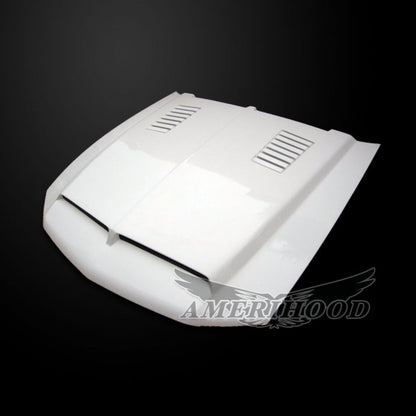 AmeriHood - Ford Mustang Model 2010-2012 E Style Functional Heat Extraction Hood