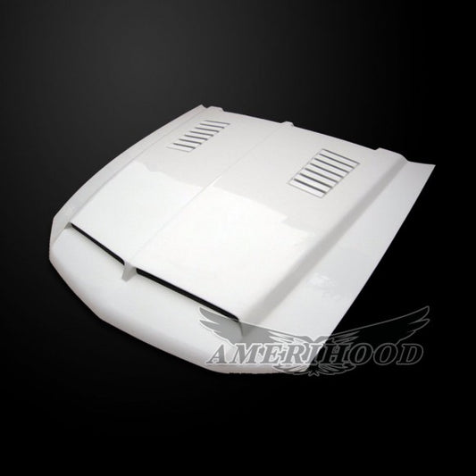 AmeriHood - Ford Mustang Model 2010-2012 E Style Functional Heat Extraction Hood