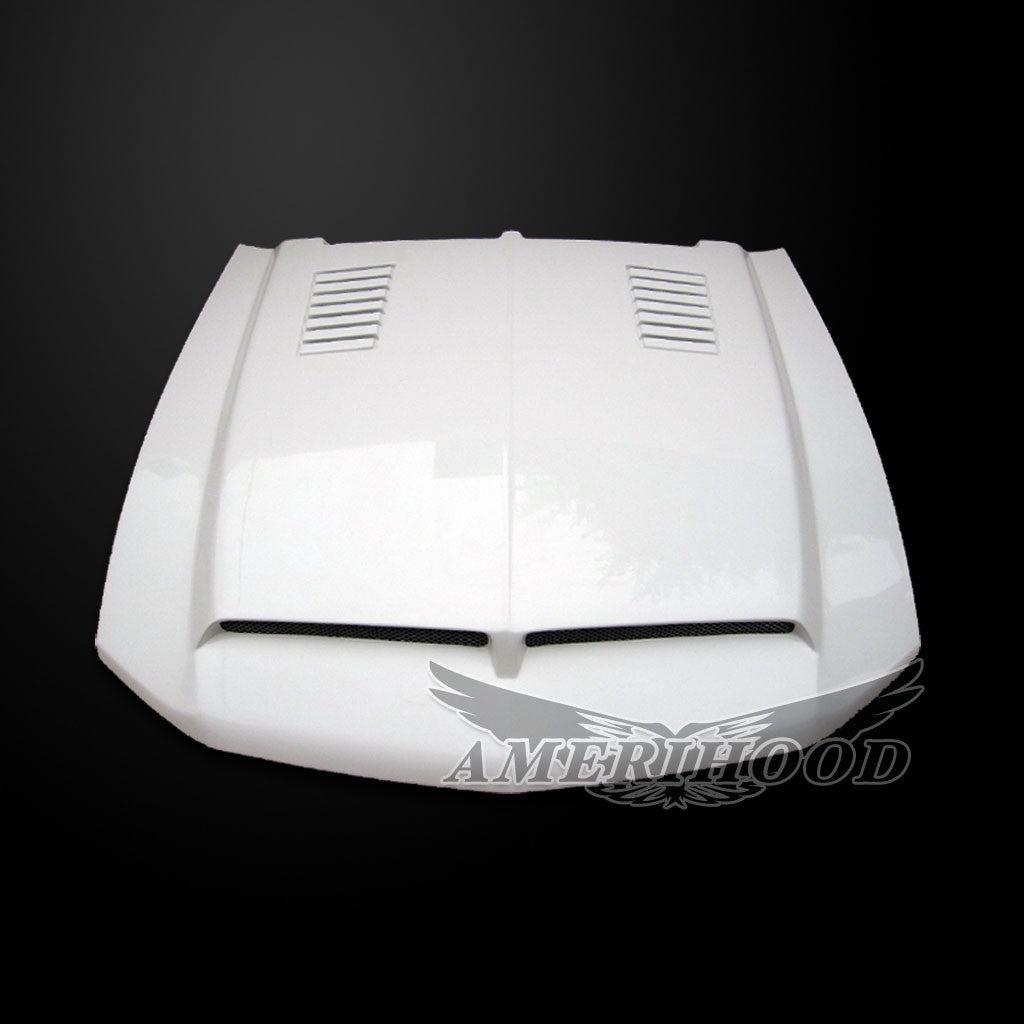 AmeriHood - Ford Mustang Model 2010-2012 E Style Functional Heat Extraction Hood