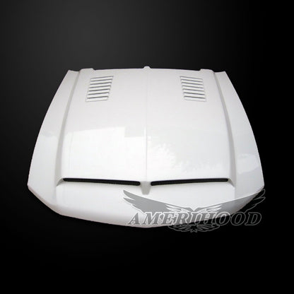 AmeriHood - Ford Mustang Model 2010-2012 E Style Functional Heat Extraction Hood