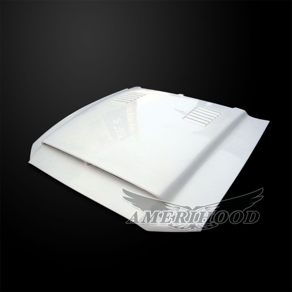 AmeriHood - Ford Mustang GT500 2010-2014 Type-SS Style Functional Heat Extraction Ram Air Hood