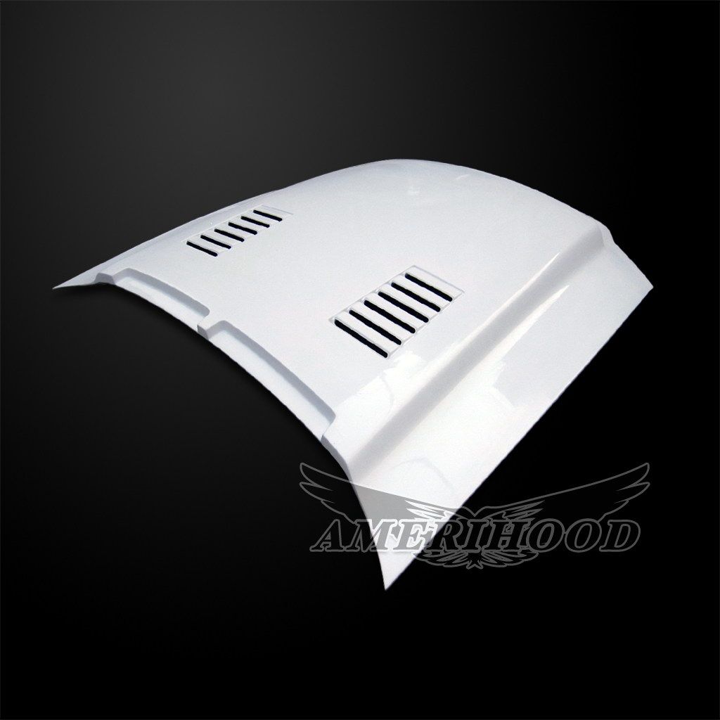 AmeriHood - Ford Mustang GT500 2010-2014 Type-SS Style Functional Heat Extraction Ram Air Hood