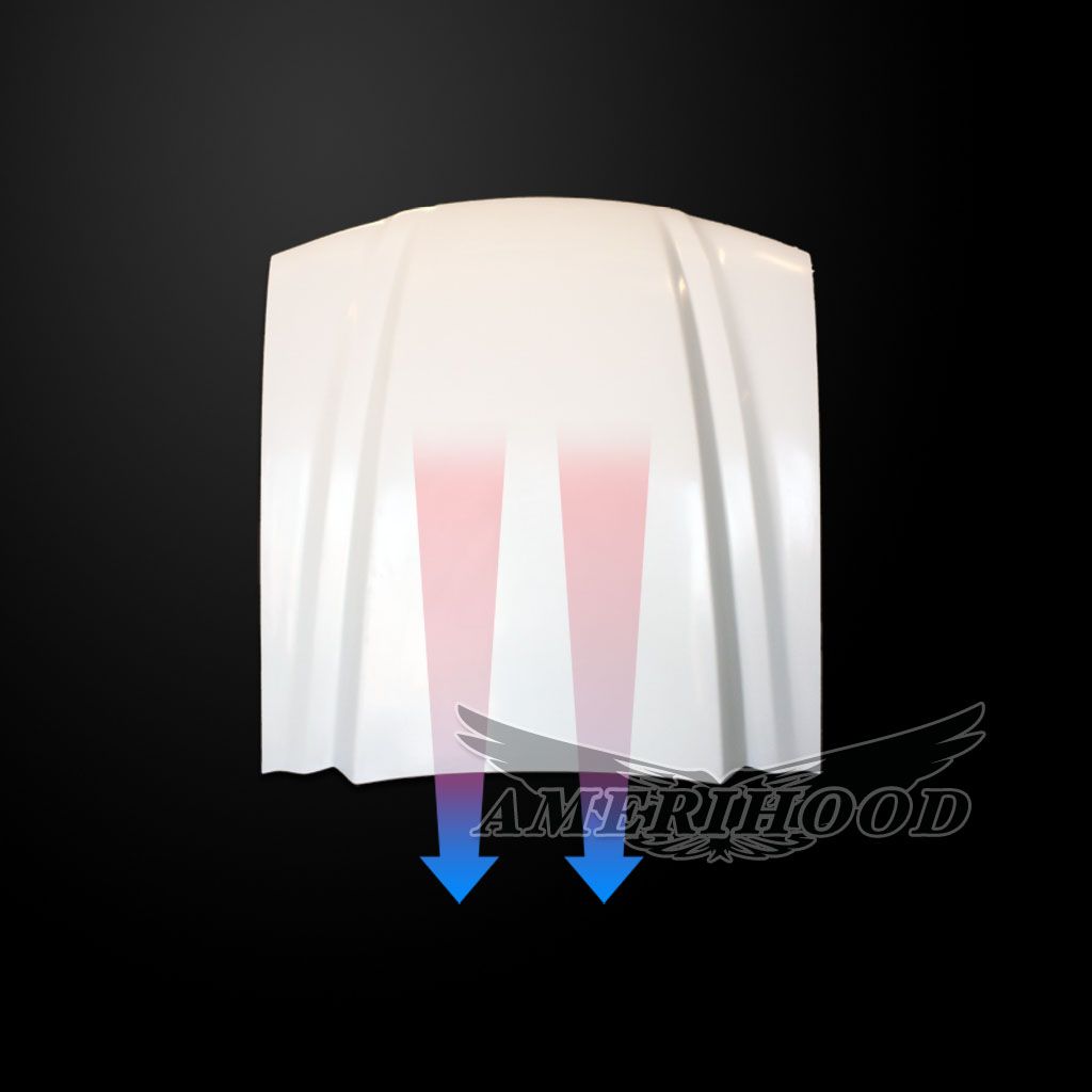 AmeriHood - Ford Mustang 1994-1998 Type-Cowl Style(3 Inch) Functional Cooling Hood