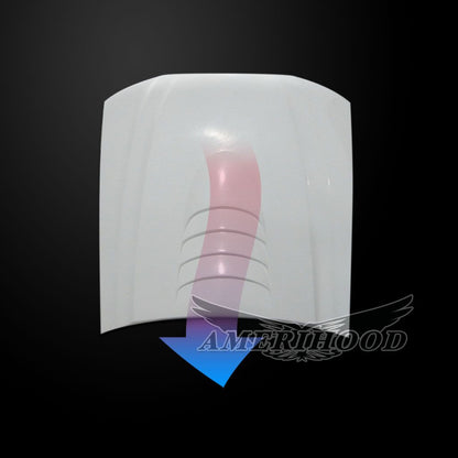 AmeriHood - Ford Mustang 1999-2004 Type-1 Style Functional Heat Extraction Cooling Hood