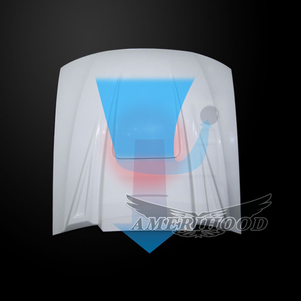 AmeriHood - Ford Mustang 1999-2004 Type-5 Style Functional Ram Air Hood