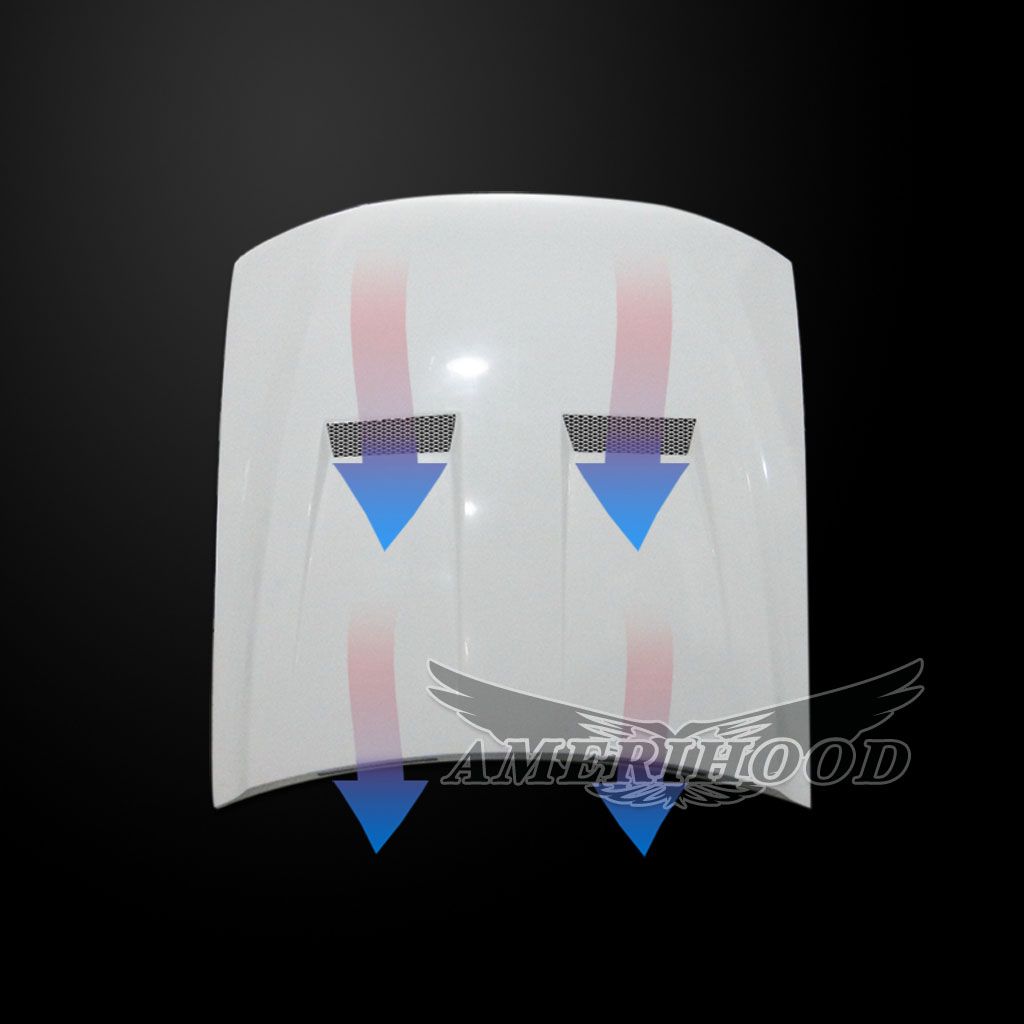 AmeriHood - Ford Mustang 1999-2004 Type-6 Style Functional Heat Extraction Cooling Hood