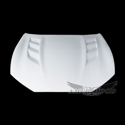 AmeriHood - Ford Mustang Mach-E 2021-2025 Type AMU Style Fiberglass Hood (Vehicle Registration Card Required)