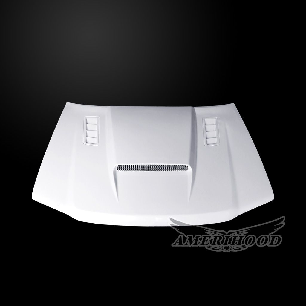 AmeriHood - GMC Canyon 2004-2012 SMS Style Functional Ram Air Hood