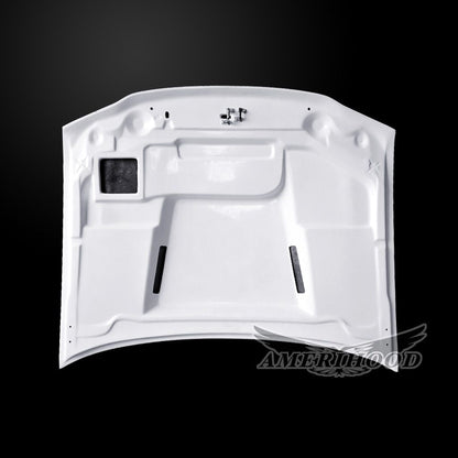 AmeriHood - GMC Canyon 2004-2012 SMS Style Functional Ram Air Hood