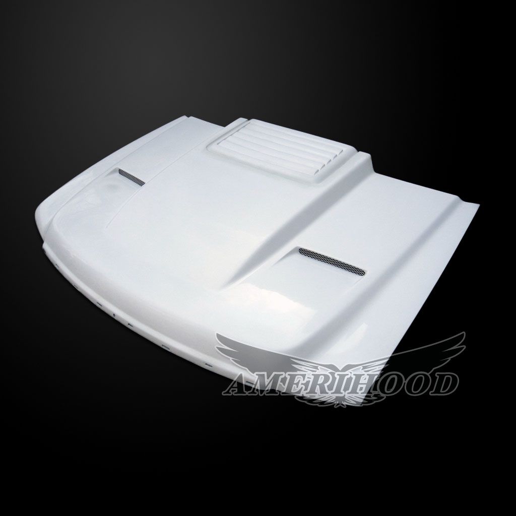 AmeriHood - GMC Sierra 1500 2007-2013 Cowl Type-2 Style Functional Ram Air Hood