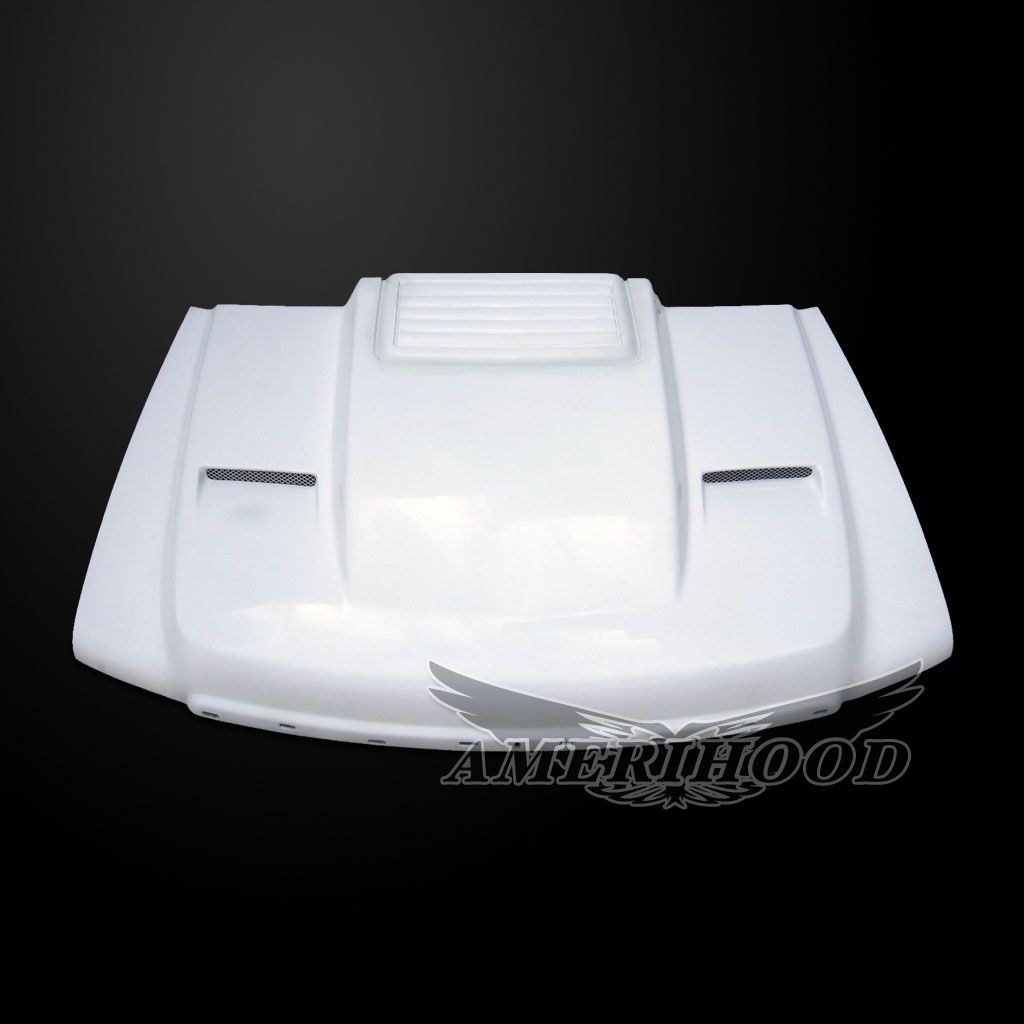 AmeriHood - GMC Sierra 3500HD 2007-2010 Cowl Type-2 Style Functional Ram Air Hood