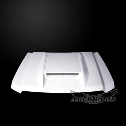 AmeriHood - GMC Sierra 1500 2014-2018 Type-RS Style Functional Ram Air Hood