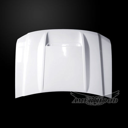 AmeriHood - GMC Sierra 1500 Classic 2019 Type-RS Style Functional Ram Air Hood