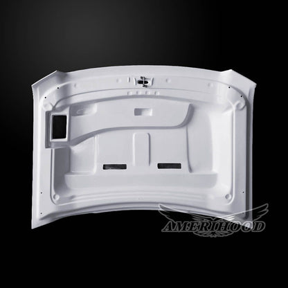 AmeriHood - GMC Sierra 2500HD 2015-2019 BFT Style Functional Heat Extractor Ram Air Hood