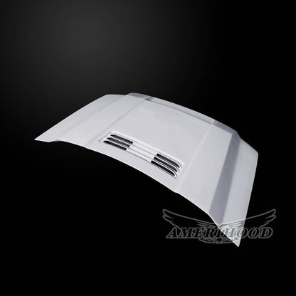 AmeriHood - GMC Sierra 1500 Classic 2019 BFT Style Functional Heat Extractor Ram Air Hood