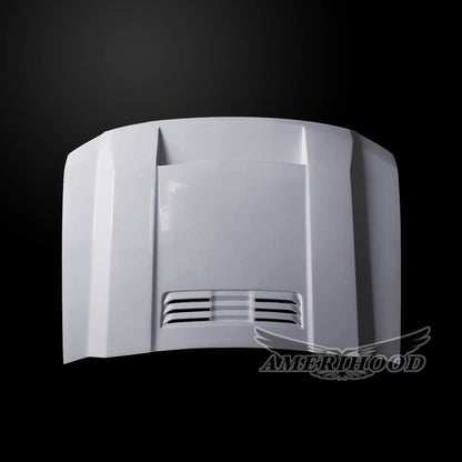 AmeriHood - GMC Sierra 1500 Classic 2019 BFT Style Functional Heat Extractor Ram Air Hood