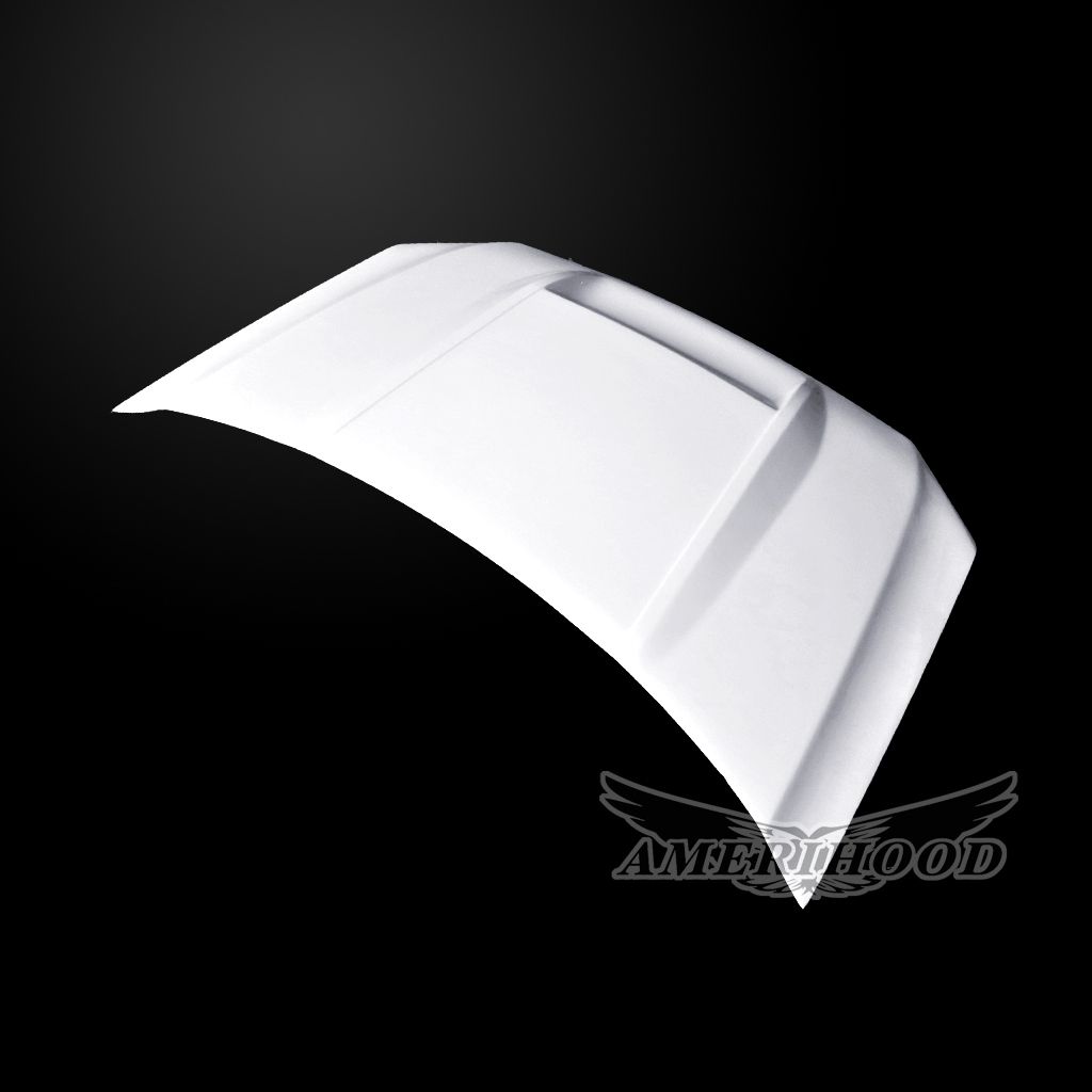AmeriHood - GMC Sierra 1500 2019-2025 Type-RS Style Functional Ram Air Hood