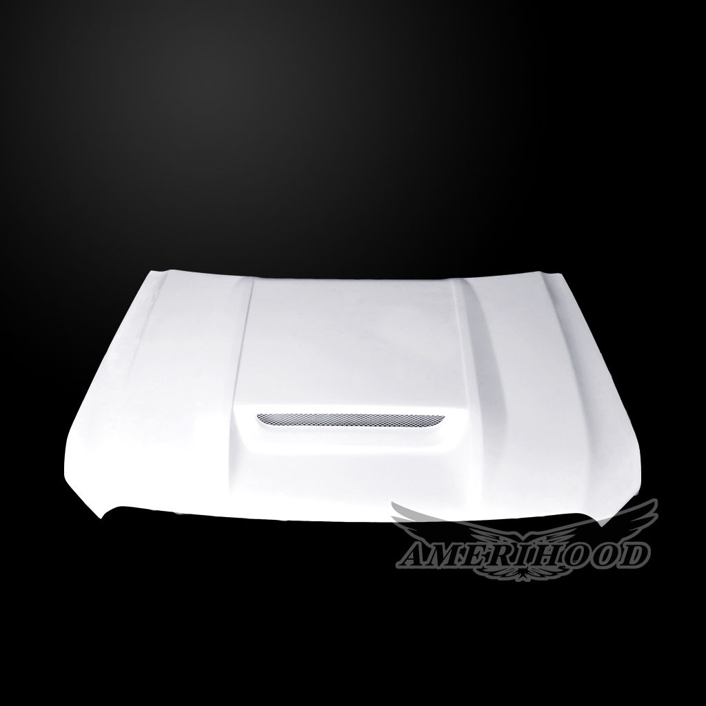 AmeriHood - GMC Sierra 1500 2019-2025 Type-RS Style Functional Ram Air Hood