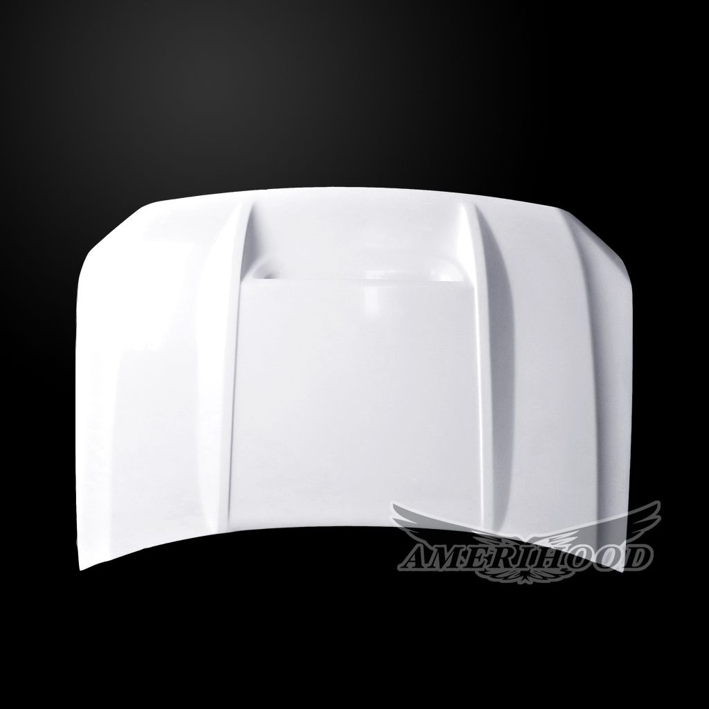 AmeriHood - GMC Sierra 1500 2019-2025 Type-RS Style Functional Ram Air Hood