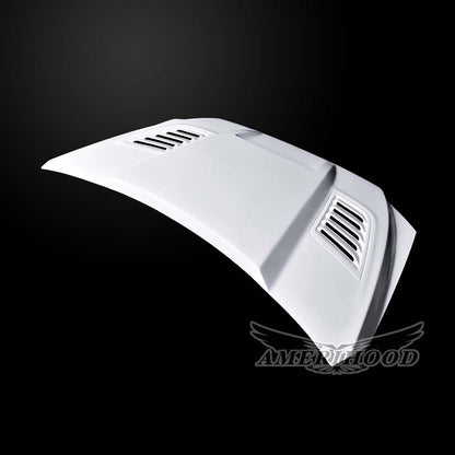 AmeriHood - GMC Sierra 3500 2020-2025 SSK Style Functional Heat Extractor Ram Air Hood (Vehicle Registration Card Required) (Copy)