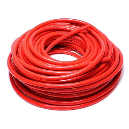 HPS 5/32" ID Red High Temp Reinforced Silicone Heater Hose Tubing, 4mm ID