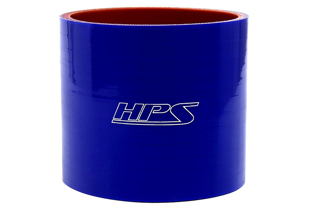 HPS Performance Products HPS 3-3/8" (86mm) Silicone Straight Coupler Hose, High Temperature 4-ply Reinforced