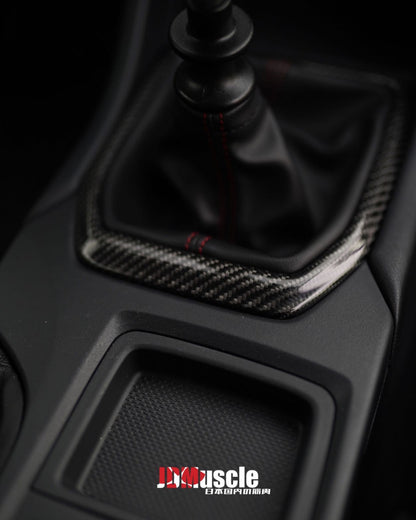 JDMuscle [22-25 WRX] MT Carbon Fiber Shifter Trim Replacement