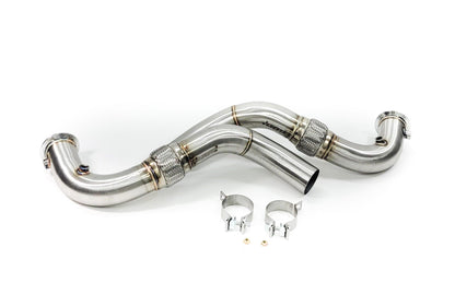 BMW F01 750I N63 / N63TU CATLESS DOWNPIPES