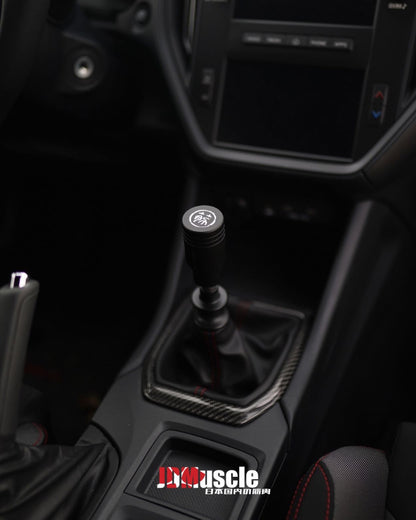 JDMuscle [22-25 WRX] MT Carbon Fiber Shifter Trim Replacement