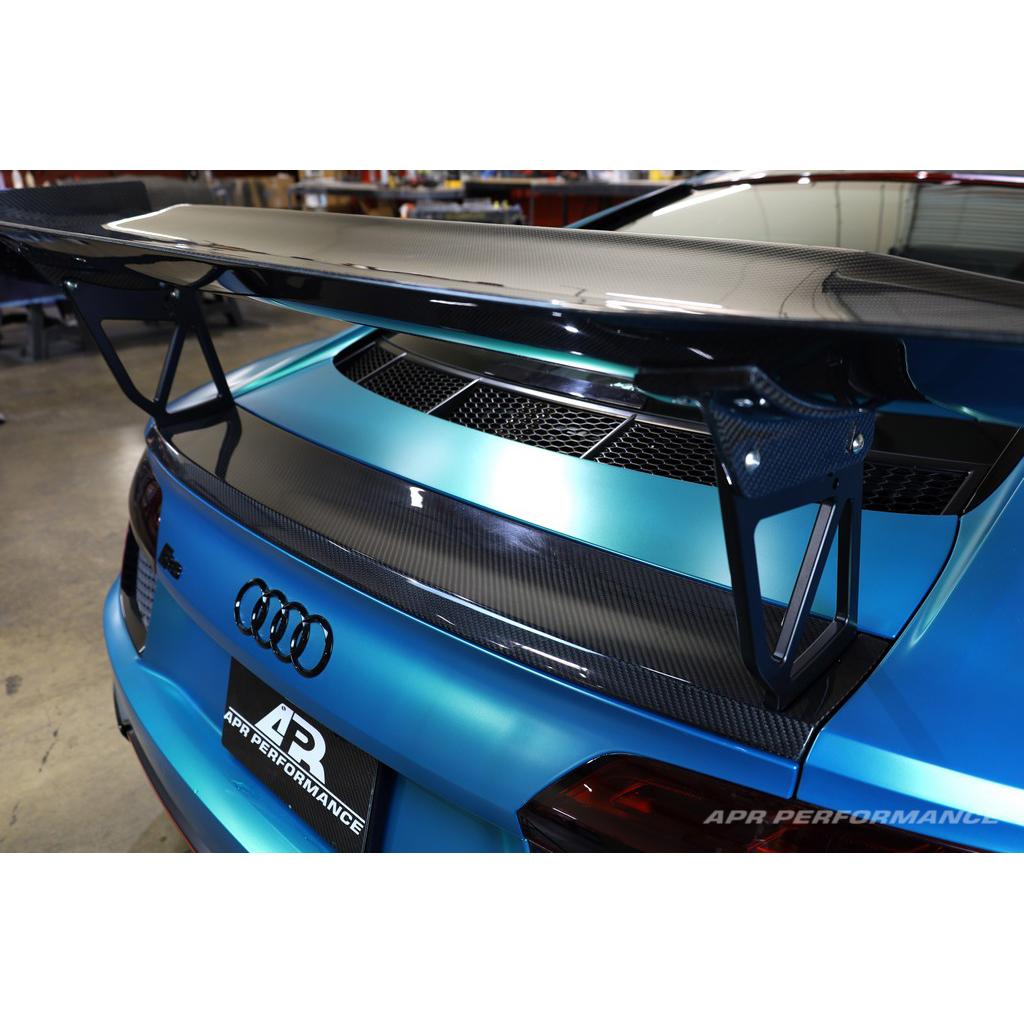 GTC-500 Carbon Fiber Adjustable Wing and Trunk Panel Replacement - Audi R8 2017-2023