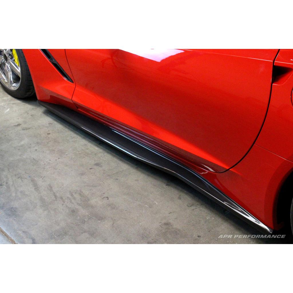 Carbon Fiber Side Rocker Extensions/ Side Skirt - Chevrolet Corvette C7