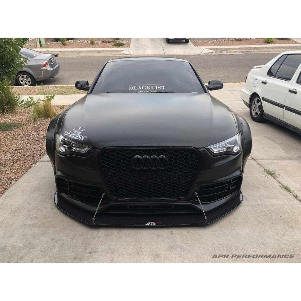 Audi S5 /RS5 2013-2017 (Stock Bumper)- Carbon Fiber Front Wind Splitter