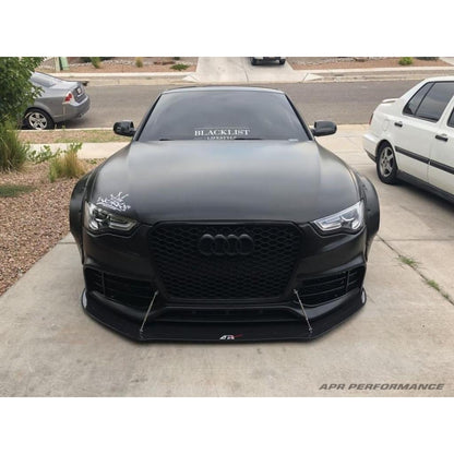 Audi S5 /RS5 2013-2017 (Stock Bumper)- Carbon Fiber Front Wind Splitter
