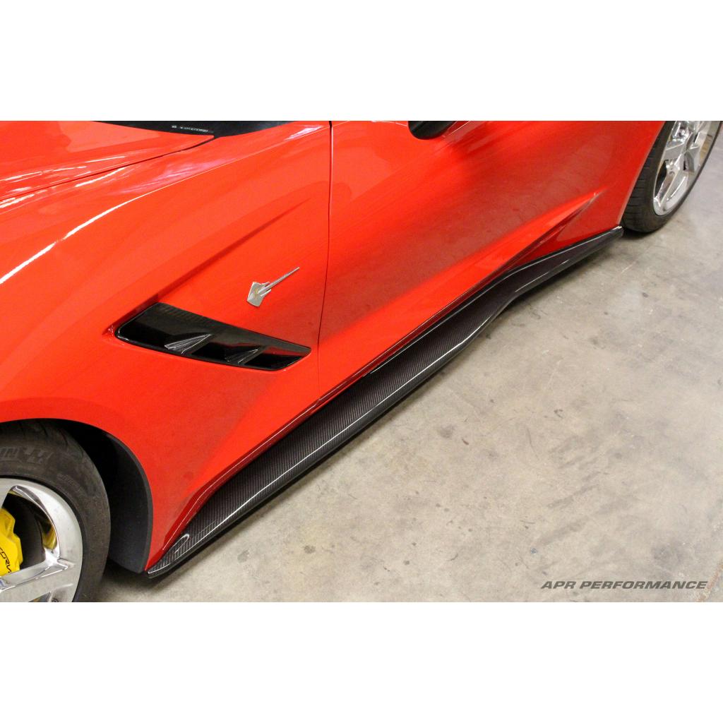 Carbon Fiber Side Rocker Extensions/ Side Skirt - Chevrolet Corvette C7