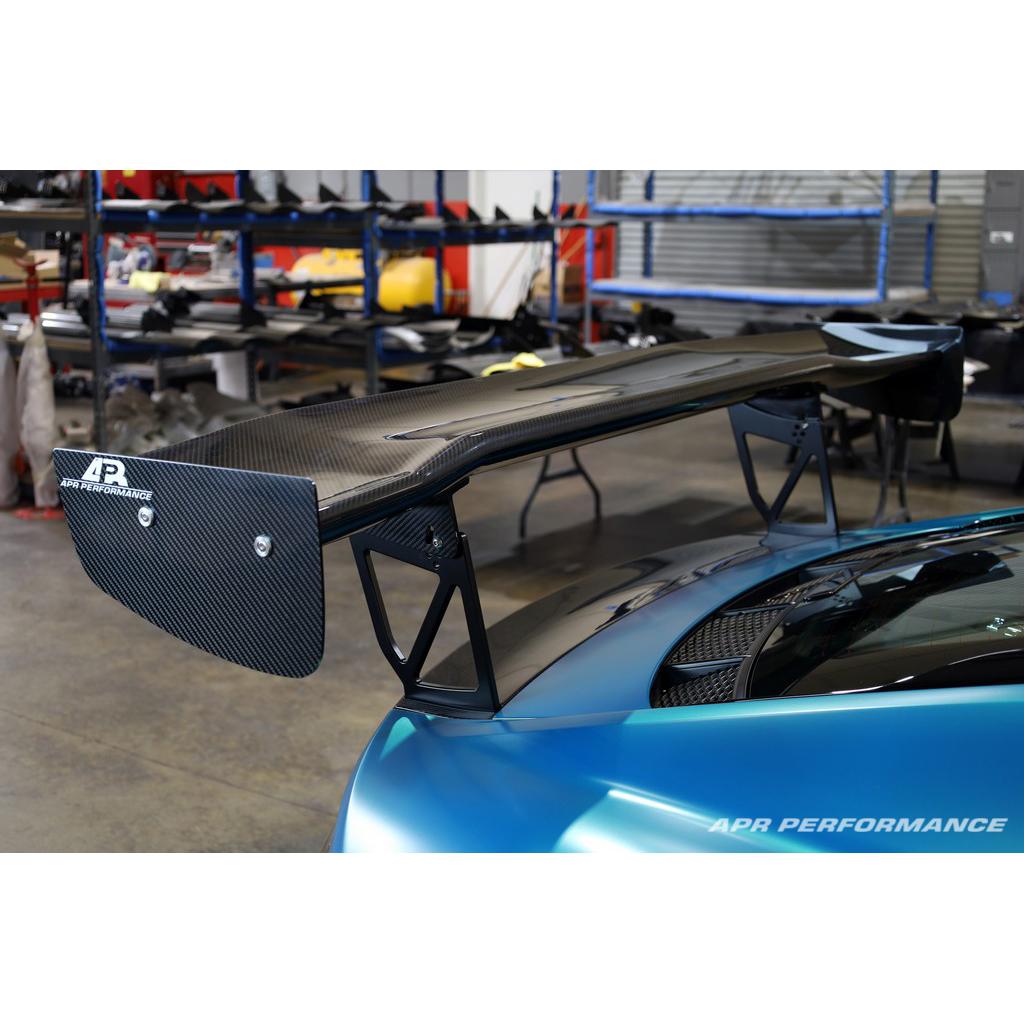 GTC-500 Carbon Fiber Adjustable Wing and Trunk Panel Replacement - Audi R8 2017-2023