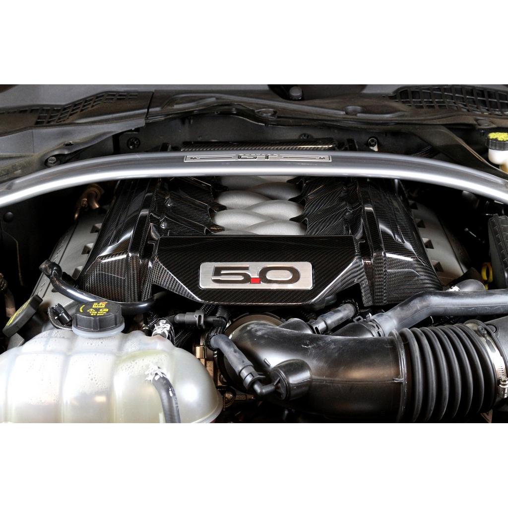 Carbon Fiber Ford Mustang S550 GT 5.0 Engine Cover 2015-2017