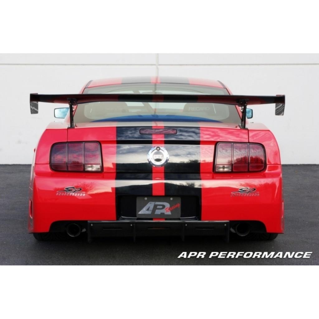 Ford Mustang S197 GTC-500 Carbon Fiber Adjustable Wing 2005 - 2009