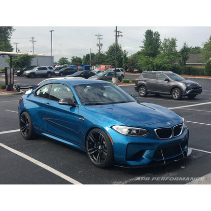 BMW F87 M2 Stock Base Bumper Carbon Fiber Front Wind Splitter 2016-2021