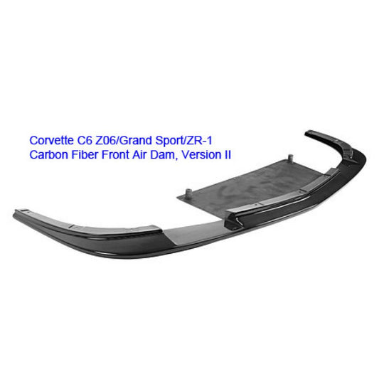 Chevrolet Corvette C6 Z06 Carbon Fiber Front Airdam/ Lip Version 2 (Z06 / Grand Sport only)