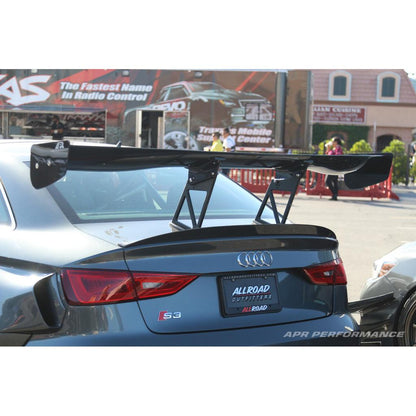 GTC-300 67" Carbon Fiber Adjustable Wing - Audi S3 2013-2016