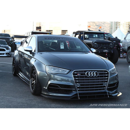 GTC-300 67" Carbon Fiber Adjustable Wing - Audi S3 2013-2016