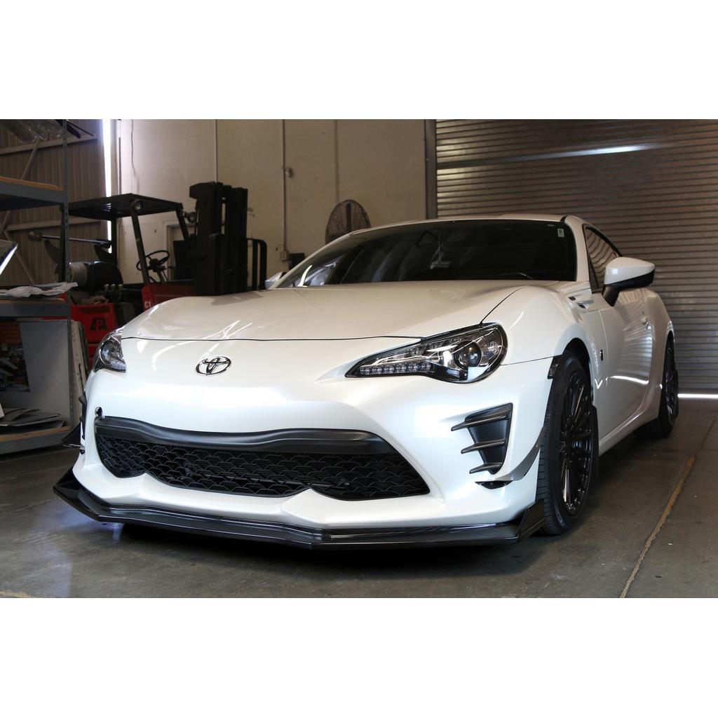 Toyota GT-86 Carbon Fiber Front Bumper Canards 2017-2021