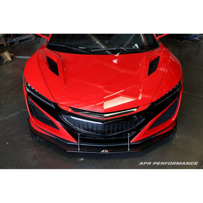 Acura NSX Stock Bumper Carbon Fiber Front Wind Splitter 2016 - 2022