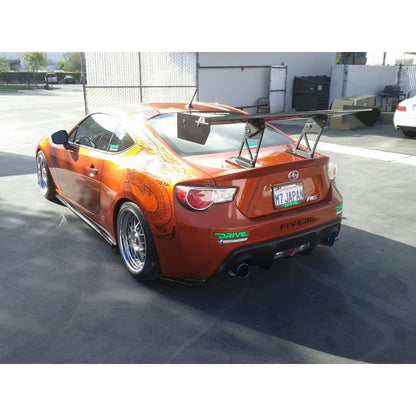Scion FRS / Toyota GT86/ Subaru BRZ GT-250 Carbon Fiber Adjustable Wing 2013-2016 w. 11" Pedestals Set