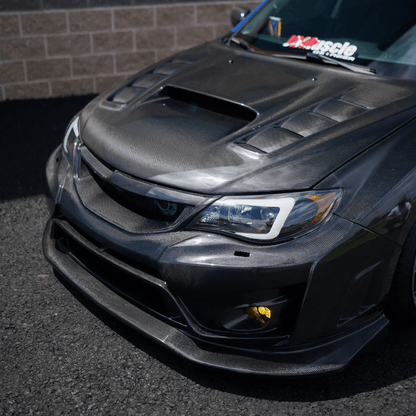 JDMuscle [10-14 WRX, 08-14 STI] VS Style Front Bumper - FRP / Carbon Fiber