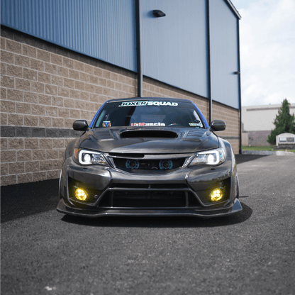 JDMuscle [10-14 WRX, 08-14 STI] VS Style Front Bumper - FRP / Carbon Fiber