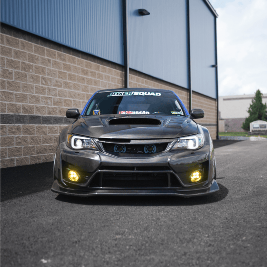 JDMuscle [10-14 WRX, 08-14 STI] VS Style Front Bumper - FRP / Carbon Fiber