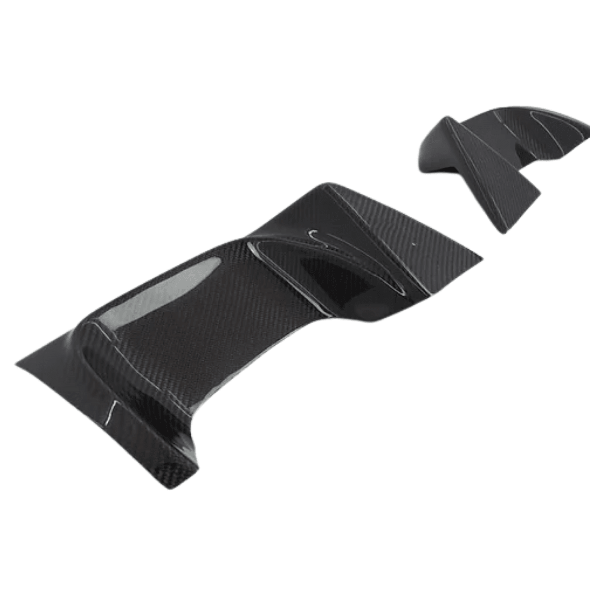 JDMuscle [11-14 WRX/STI Sedan] Carbon Fiber Exhaust Trim Covers / Heat Shields