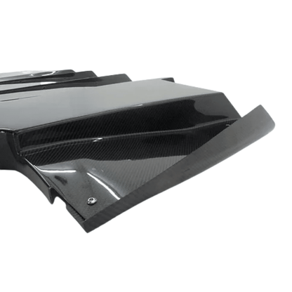 JDMuscle [11-14 WRX/STI Sedan] Carbon Fiber VS Style Rear Diffuser